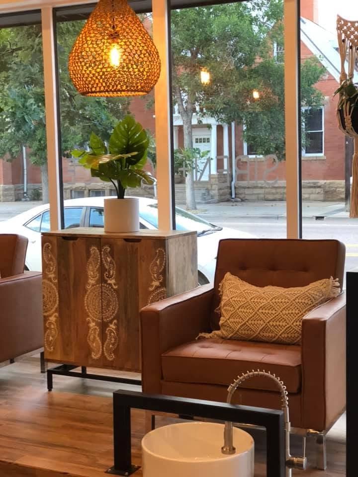 Inside the Siren + Grace nail bar in downtown Berthoud